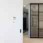 Preview: Tuerschild VITRUM A  Glasschild Beschilderung fuer Buero 160 100 mm
